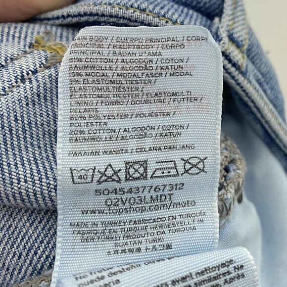 CLEARANCE - Topshop Lucas Destroyed Boyfriend Jeans - Picture 7 of 7